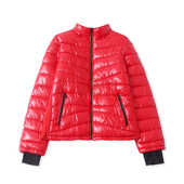 立领拉链加绒保暖时尚 N5963外贸欧美单女士棉衣冬季 新款 休闲棉服