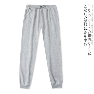 松紧腰宽松加绒束脚加厚长裤 新款 冬季 JJ4965外贸欧美单女士运动裤