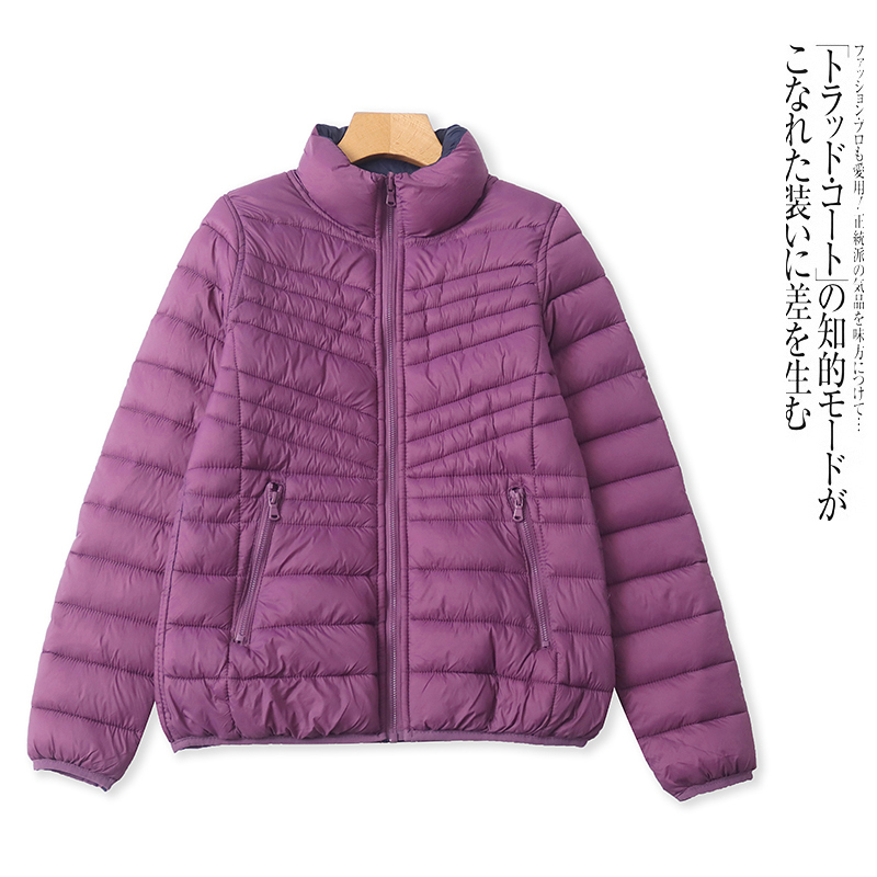 GG9328外贸欧美单女装棉服冬季新款立领拼色宽松时尚百搭休闲棉衣