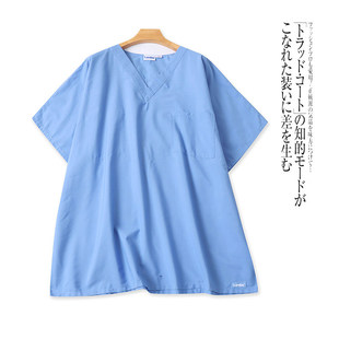 JJ0846外贸欧美男女医生护士服短袖工作服口腔宠物医院专用洗手衣