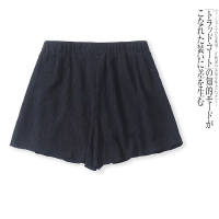N5298 Foreign trade European and American single fashion women's shorts Summer new style elastic waist pleated design loose wide-leg pants thumbnail 6