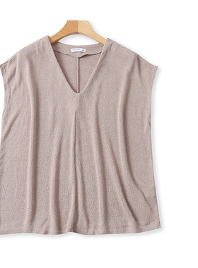 E5415外贸欧美单女士无袖V领针织衫春夏新款宽松松弛感时尚上衣