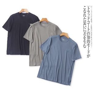 圆领休闲透气宽松百搭短袖 FF5220外贸欧美单潮流男装 T恤春夏新款