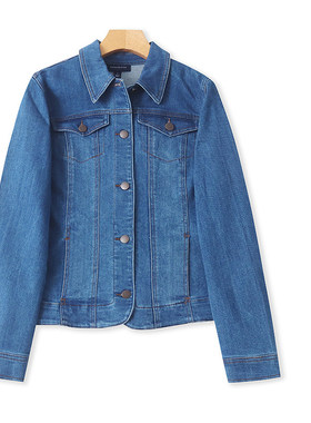 A7639外贸欧美潮流女士牛仔外套新款翻领单排扣时尚显瘦上衣