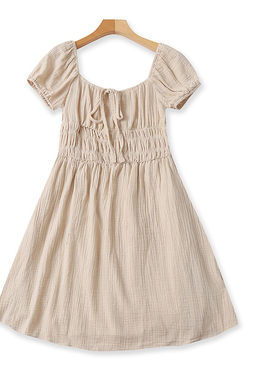 FF4510外贸欧美单女士连衣裙夏季新款一字肩领修身减龄中长裙