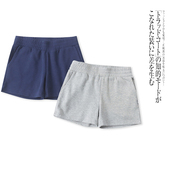 H1220外贸欧美单休闲加绒短裤 五分裤 新款 松紧腰宽松女士阔腿裤