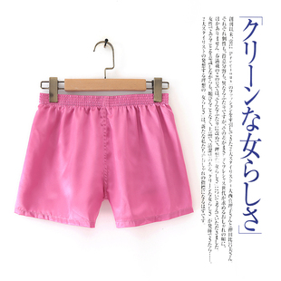 小女生休闲短裤 沙滩短裤 夏季 松紧腰百搭阔腿裤 新款 外贸欧美单时尚