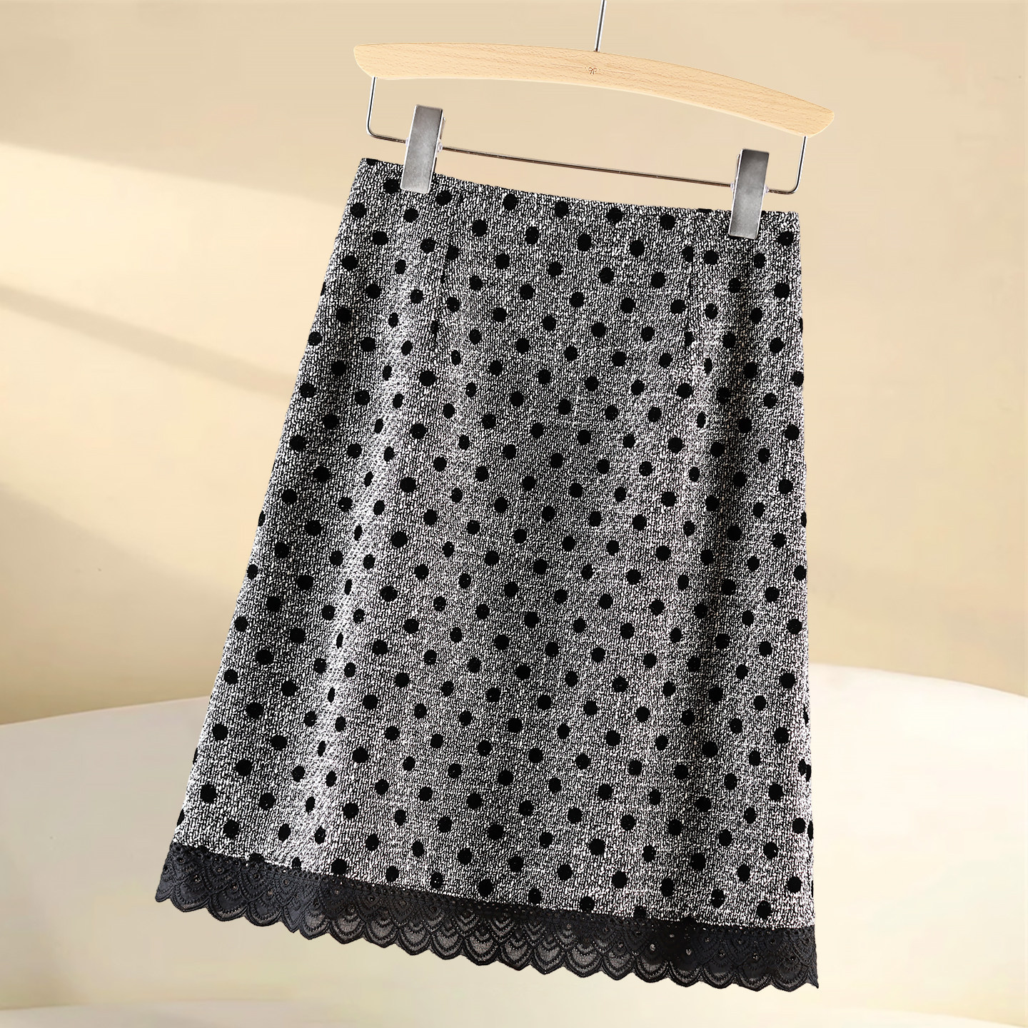 法式毛呢半身裙女2025超好看包臀裙子秋冬灰色短裙 a字小香风半裙