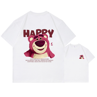 BRSLAB 2023SS 草莓熊印花短袖T恤 T678 潮服纯棉重磅230g