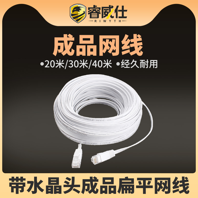 监控摄像头扁平网线睿威仕