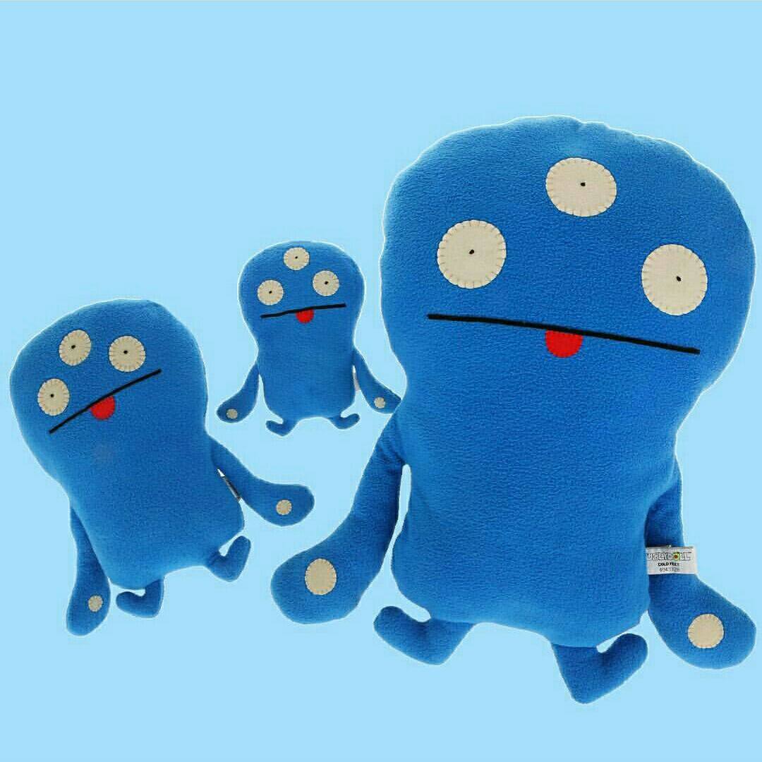 uglydoll丑萌系娃娃公仔毛绒玩具生日搞怪礼物装饰礼品玩偶蓝爪鱼