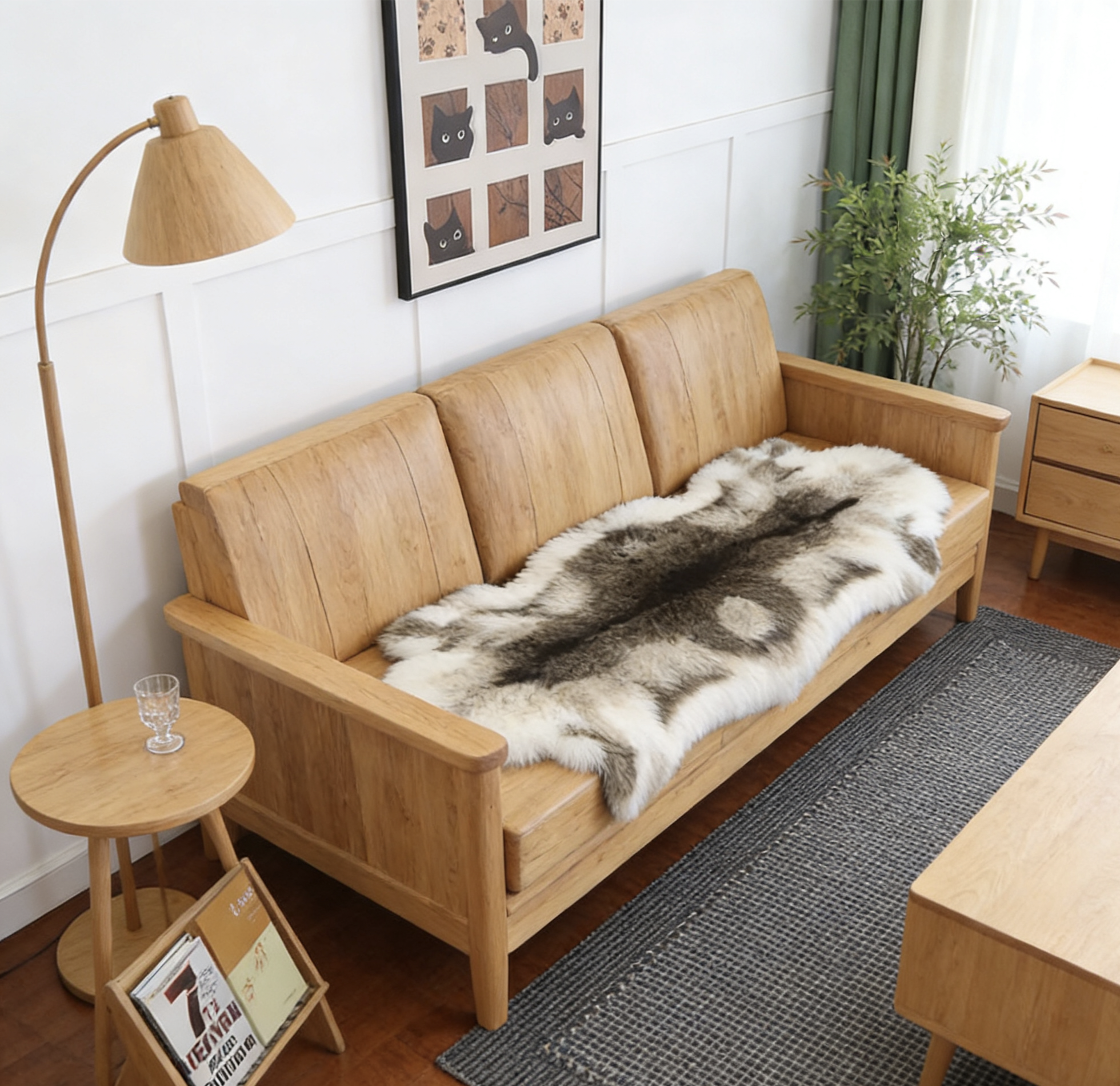 仿驯鹿羊皮毛毯沙发垫子椅子加厚毛毯沙发垫客厅沙发垫子拍照户外,居家布艺,地毯,淘宝优惠券,粉丝福利购,淘宝优惠卷