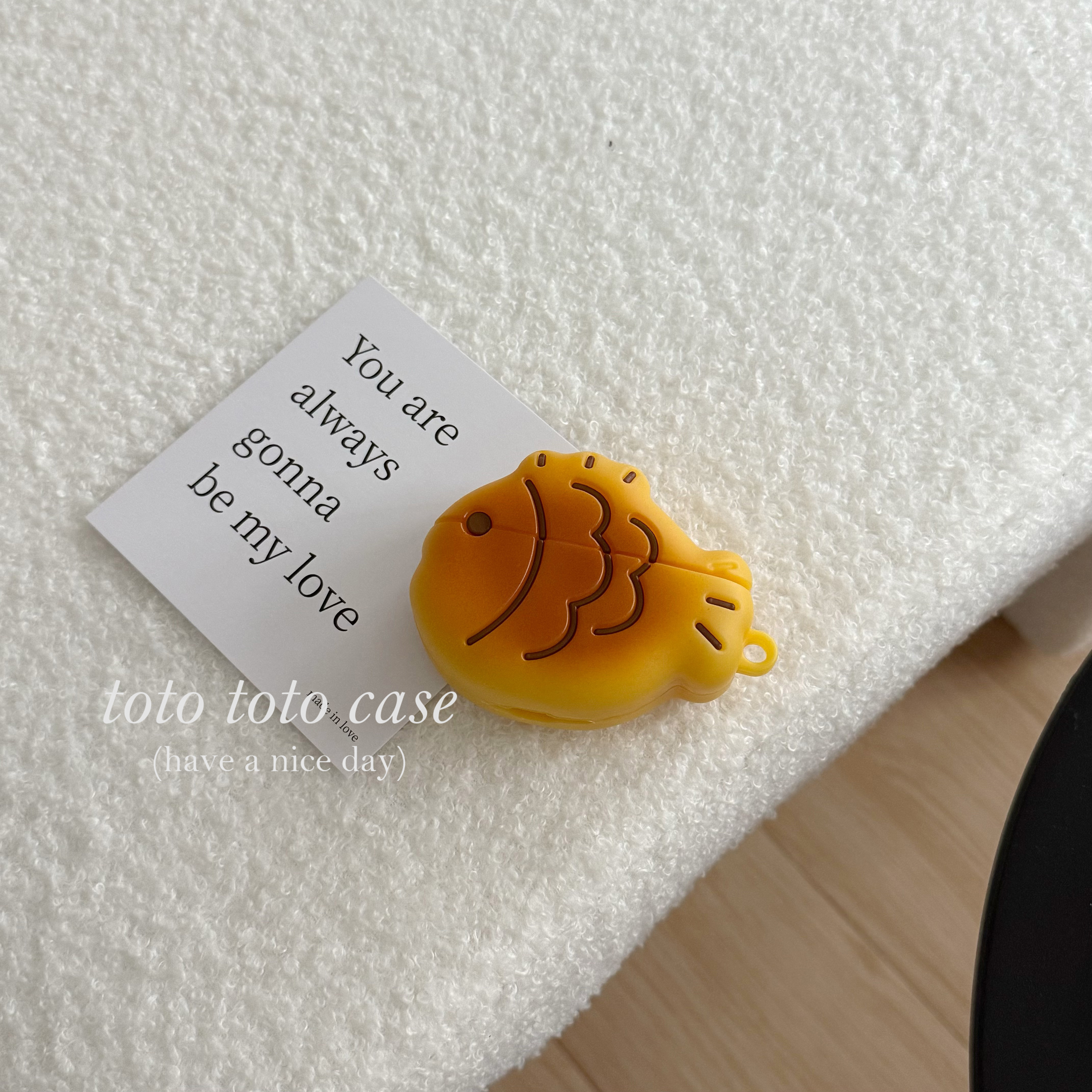 趣味立体鲷鱼烧Airpods4/3耳机壳