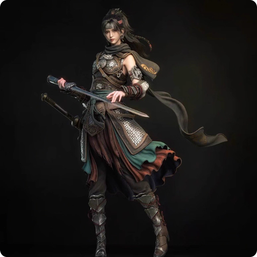 MayaZbrush影视级高精度CG写实女性角色建模材质制作全流程课程