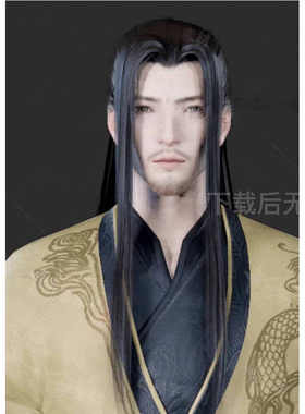 blender古装汉服古风侠客c4d少侠大叔男人武士高手3d模型3dmax