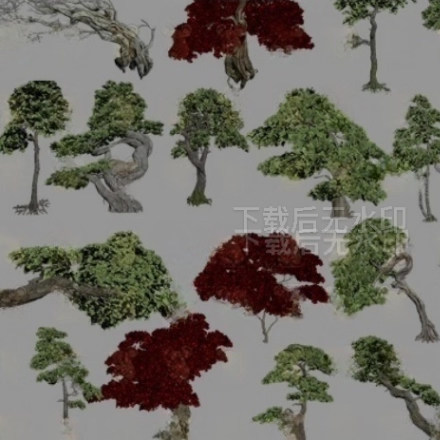 23个黑神话悟空游戏道具树木植物3d模型素材模型3dmaxfbx模型