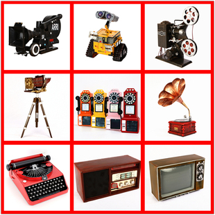 复古老式电风扇宿舍装饰小摆件老上海民国怀旧古董老物件仿真道具