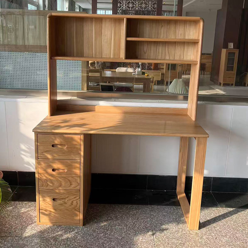 全实木工厂直销北美红橡木学习书桌书房办公实木书桌简约写字书桌,住宅家具,书桌,淘宝优惠券,粉丝福利购,淘宝优惠卷