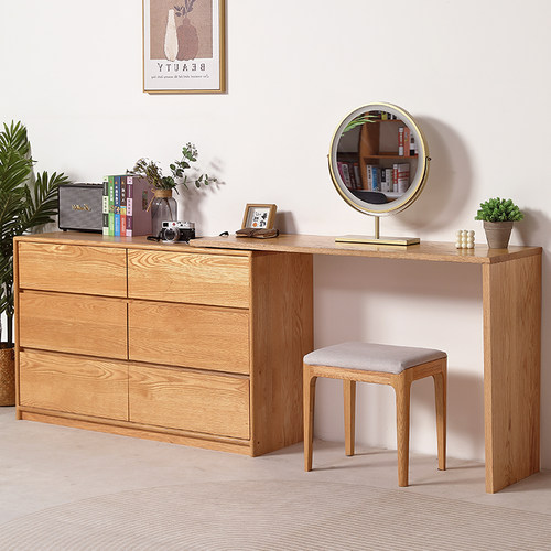 仟树和北欧风斗柜梳妆台实木