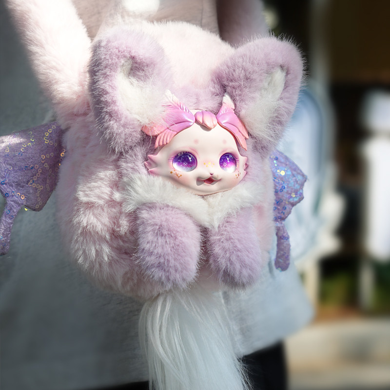 森野星漫毛绒公仔玩偶包包女lolita单肩斜挎包可爱小儿童双肩背包