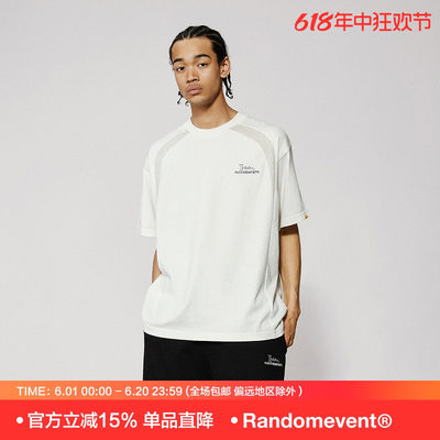 randomevent撞色拼接短袖