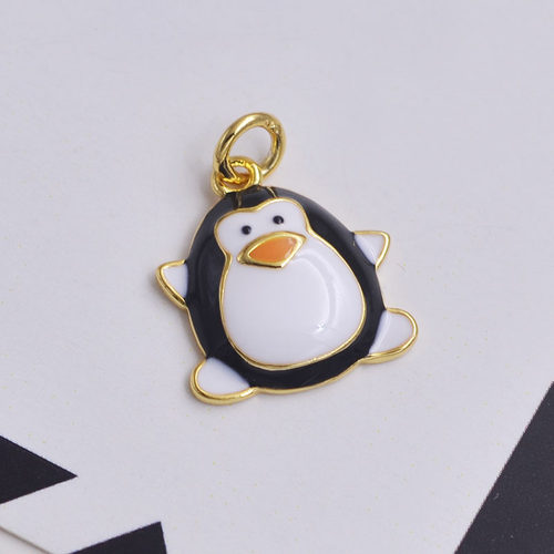 纯银呆萌风吊坠水晶项链饰品配件