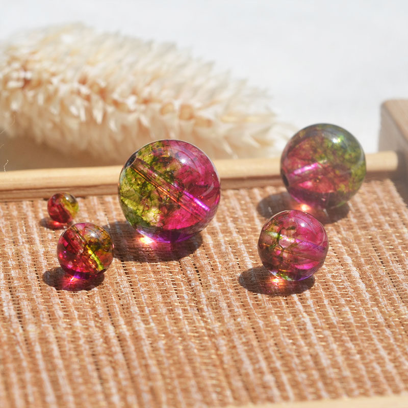 西瓜爆花晶散珠子圆珠 DIY水晶手链手工饰品 佛珠串珠配件材料,饰品/流行首饰/时尚饰品新,其他DIY饰品配件,淘宝优惠券,粉丝福利购,淘宝优惠卷