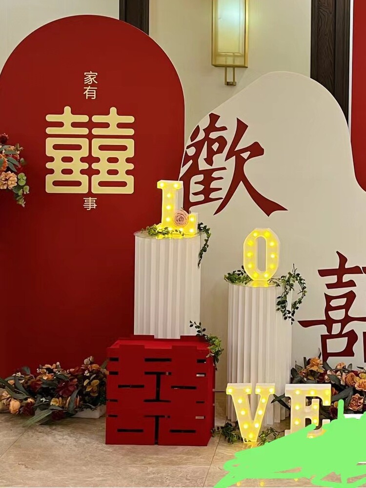 kt板立柱支架注水底座拱门婚宴现场不锈钢伸缩杆广告海报防风展架