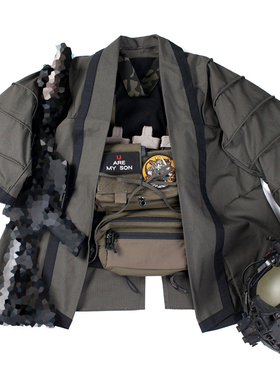 [TRN]BAC黑灰工业 改良绣衫衷甲  褙子 罩衣 斗篷作训外套春秋