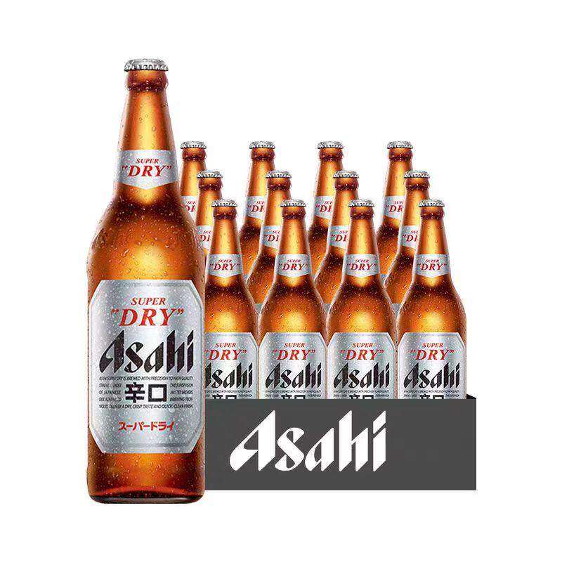 Asahi/朝日麒麟超爽系列生啤酒630ml*12瓶装整箱装超爽啤酒