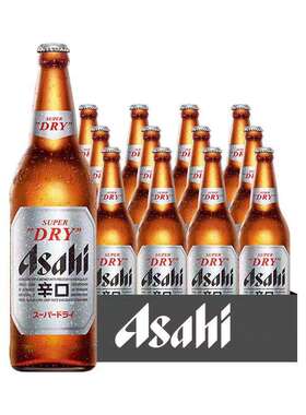 Asahi/朝日麒麟超爽系列生啤酒630ml*12瓶装整箱装超爽啤酒