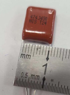 日本NIS CBB薄膜电容CL474J450V 470nF 0.47uF 474K450V 脚距10MM