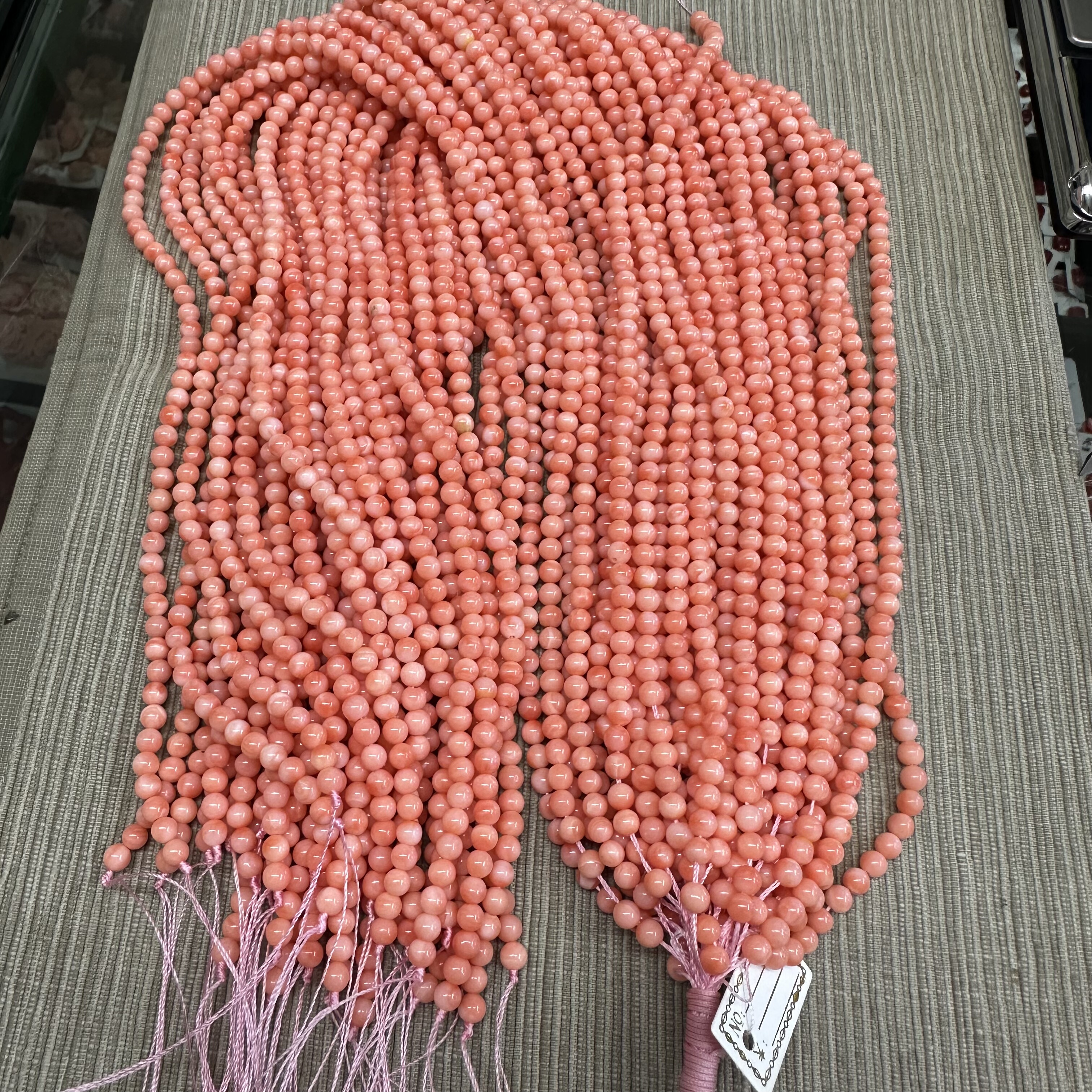 七宝珊瑚：半成品串珠手串佛珠百搭DIY 标价为一条价格  长约45cm