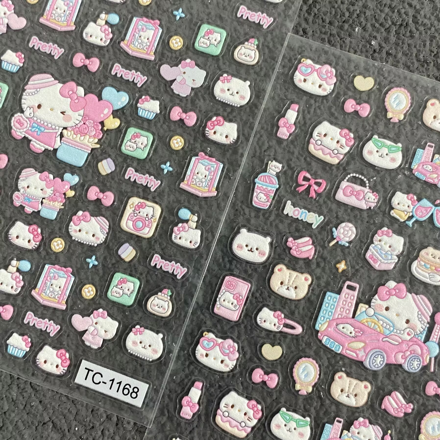 卡通HelloKitty凯蒂猫美甲贴纸