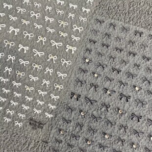 纯欲晶钻迷你蝴蝶结浮雕美甲贴纸黑白红蝴蝶结防水背胶指甲装饰贴