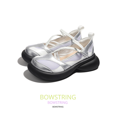 原创设计甜美风厚底单鞋芭蕾舞鞋