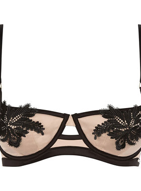 包邮艾塔丽丝女士文胸薄款缎面刺绣大杯内衣65GJ70EFG75EJ80E85EJ