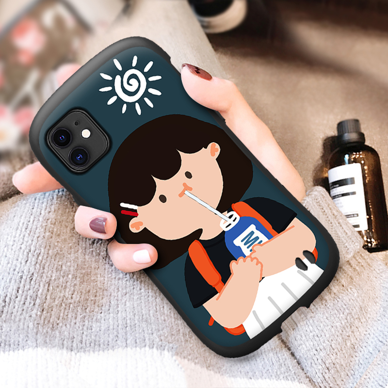 可爱苹果防摔软胶小蛮腰手机壳