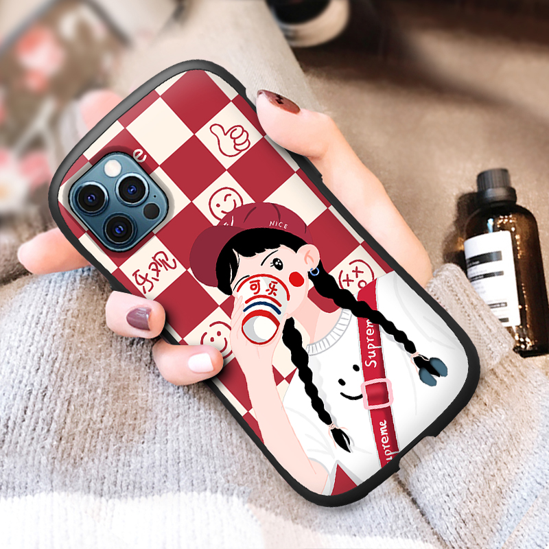 防摔专用款苹果可爱女孩小蛮腰