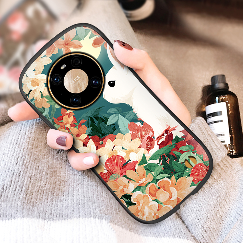 防摔专用文艺碎花款华为小蛮腰