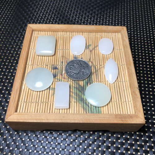 保真新疆和田玉吊坠雕刻学习料白玉青白玉碧玉练手雕刻挂件玉石料