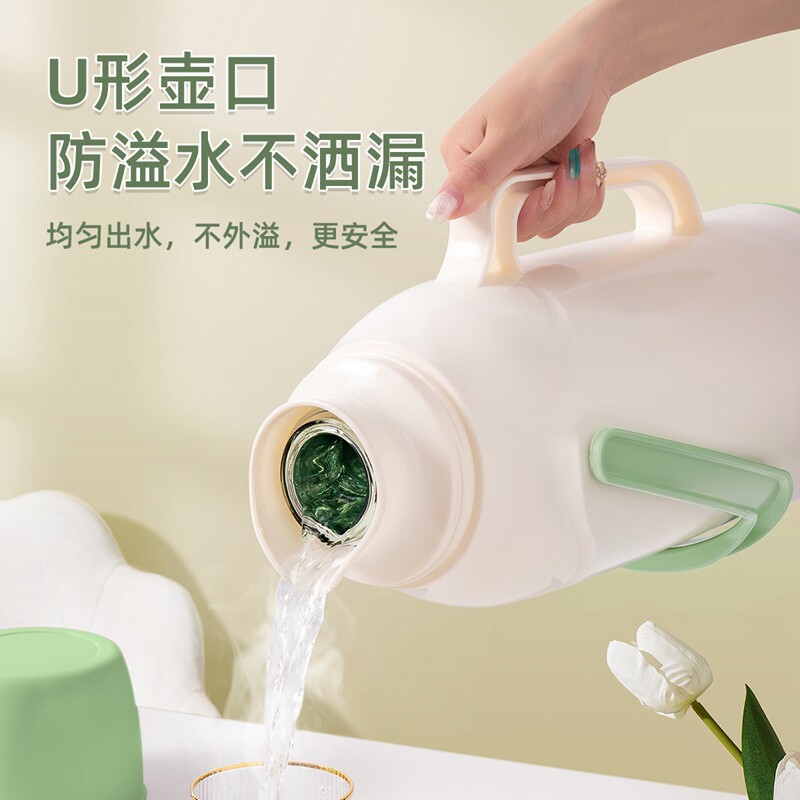 热水瓶家用保温壶开水暖水壶茶瓶小茶壶大容量3.2L学生保温瓶jeko