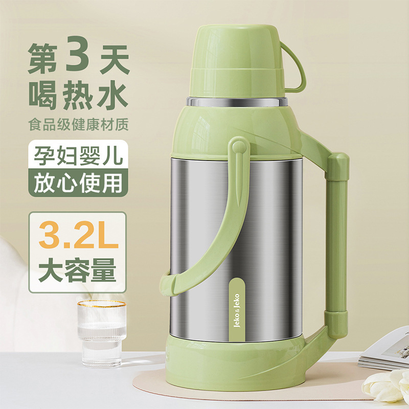 热水瓶保温壶jeko茶瓶家用大容量便携开水暖壶学生宿舍茶壶玻璃瓶