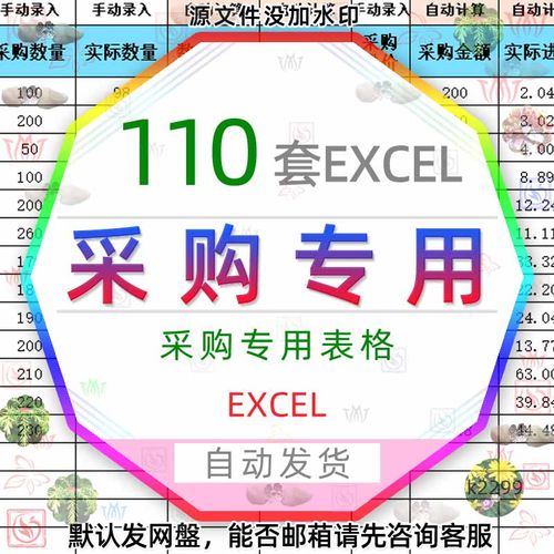 公司采购Excel表格企业生产采购单管理报价申请合同跟踪考核统计3