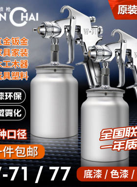 w-71高雾化油漆面漆钣金喷漆枪