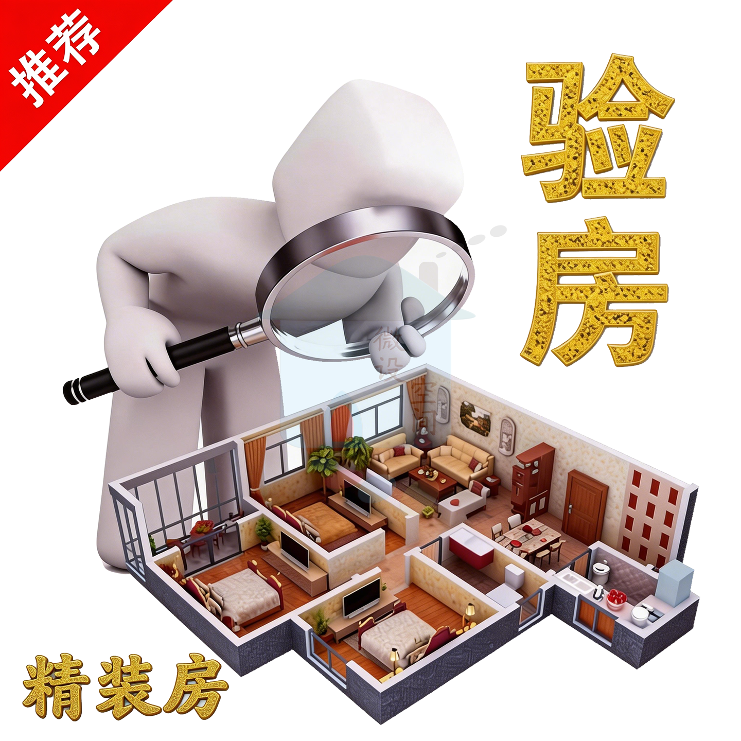 成都微设空间验房师上门服务/精装房/装修房/毛坯/清水房验房服务