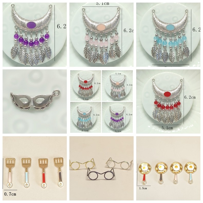 8号合金配件奶茶柠檬茶店皇冠DIY配件装饰车载桌面