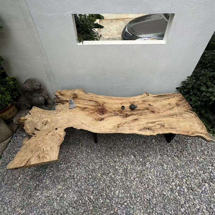 风化木老木头空间装饰茶桌休闲桌艺术空间创意茶桌摆件25913