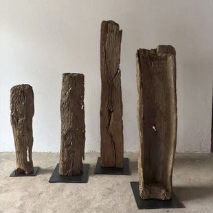 风化木摆件老木头朽木枯木摆件创意空间设计老木枯木摆件装饰168