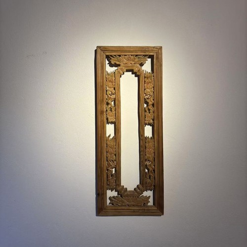 老雕花板茶室装饰板古旧老物雕花